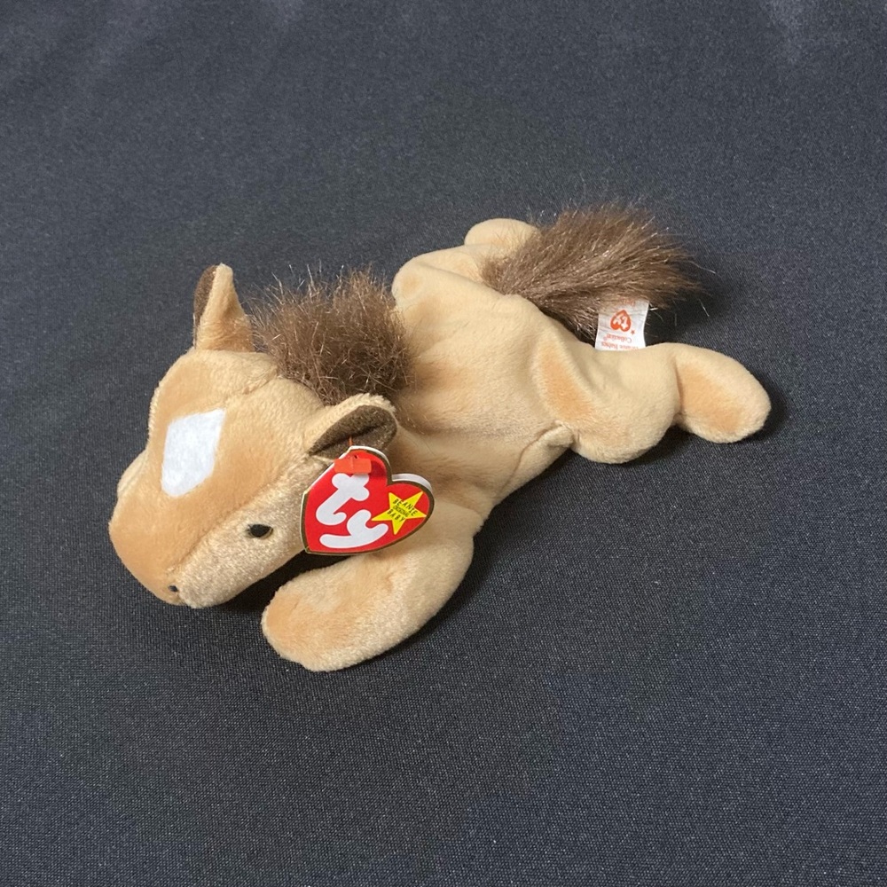 Vintage 1995 Derby The Horse Ty Beanie Baby Plush
